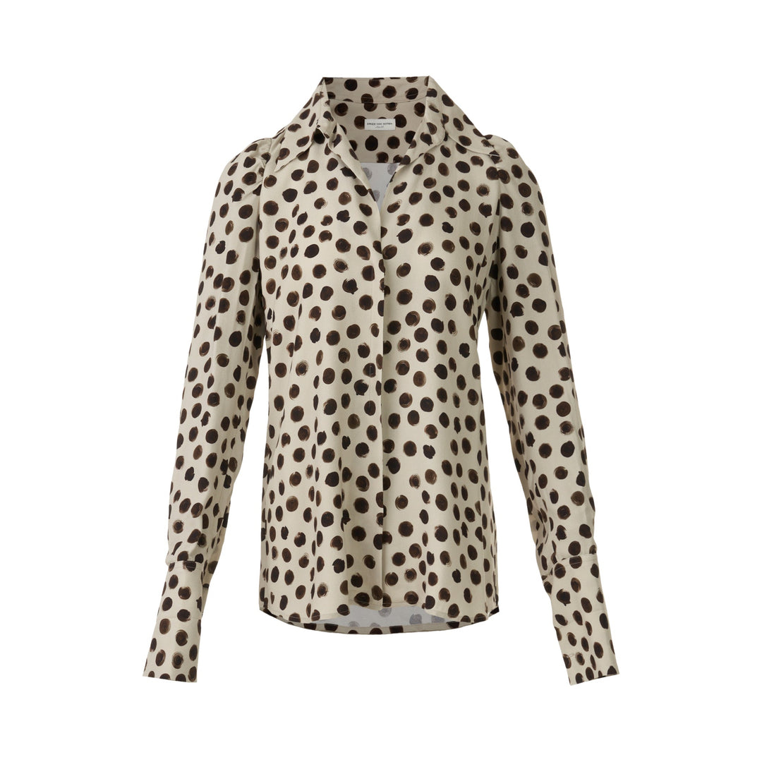 Viscose Crepe Printed Shirt