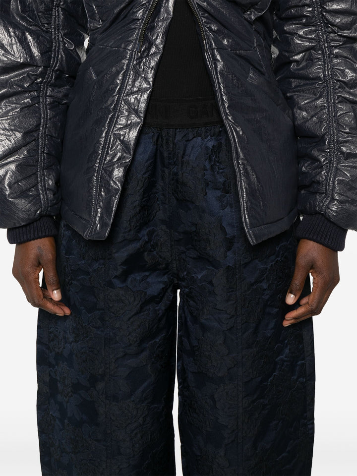 Botanical Jacquard Elasticated Waistband Pants