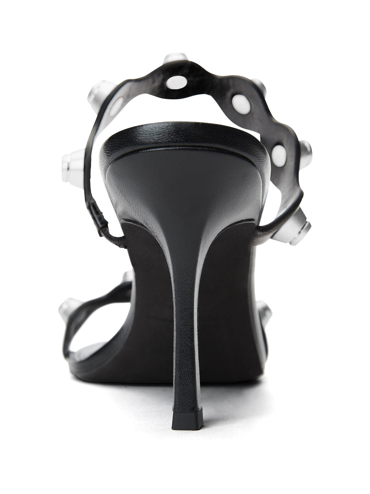 Riot 85mm Lambskin Leather Sandal