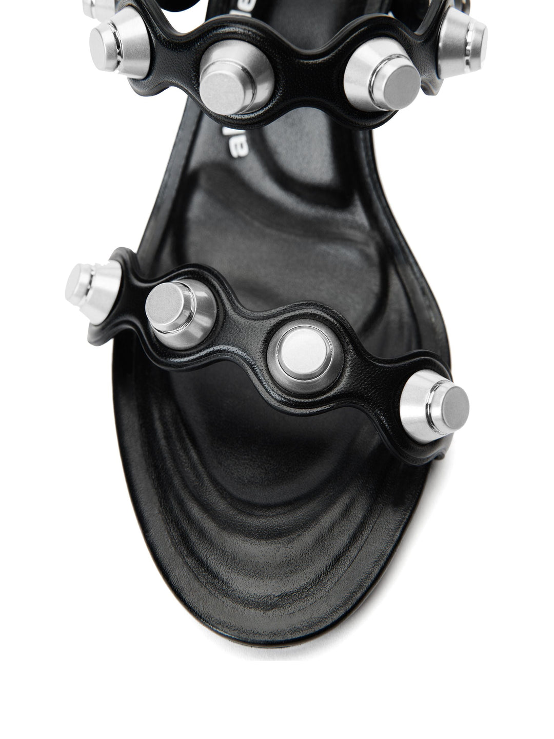 Riot 85mm Lambskin Leather Sandal