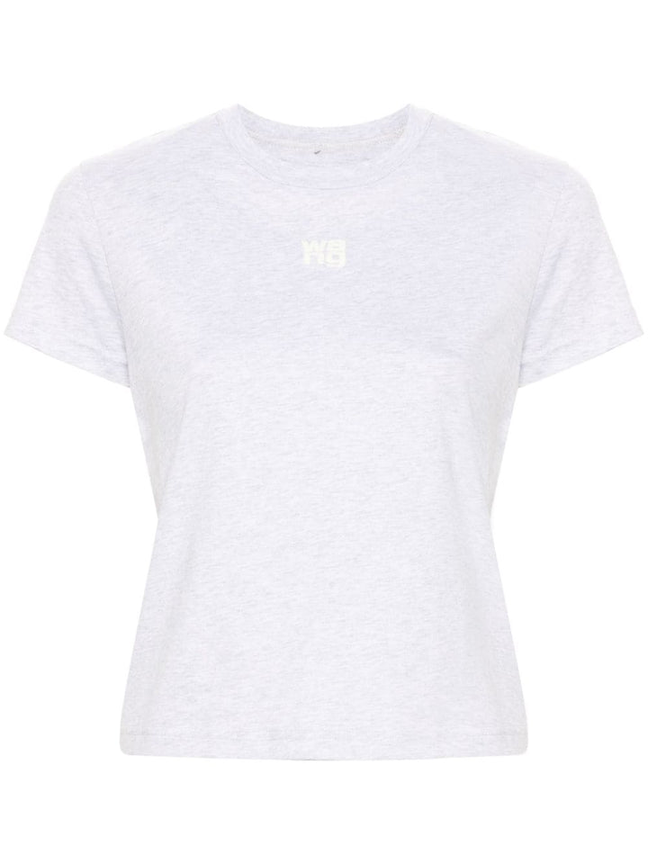 Essential Logo Shrunken Short-Sleeve Tee In Organic Cotton