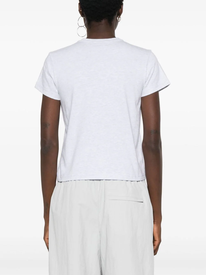 Essential Logo Shrunken Short-Sleeve Tee In Organic Cotton