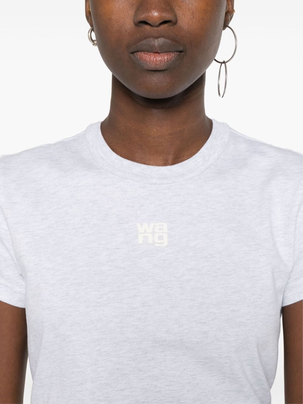 Essential Logo Shrunken Short-Sleeve Tee In Organic Cotton