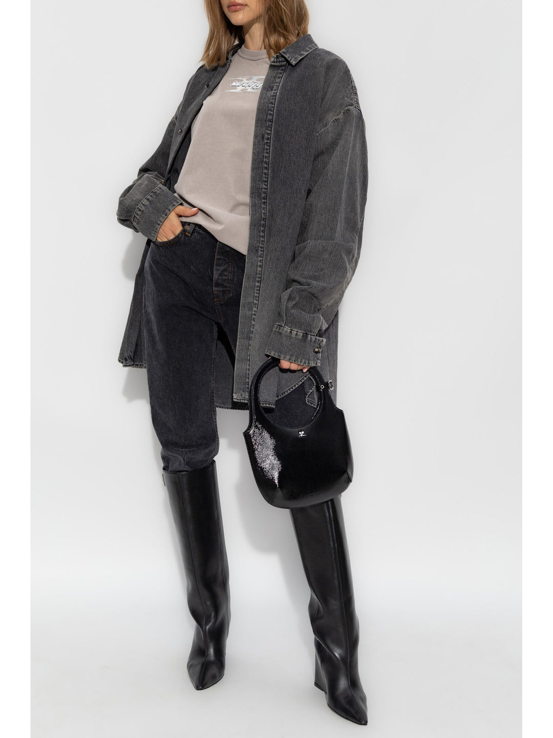 Blade Logo-Embossed Tee In Cotton