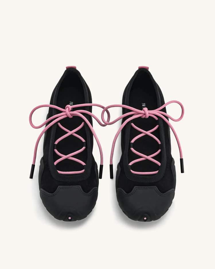 Caitlin Lace-Up Ballerina Sneakers