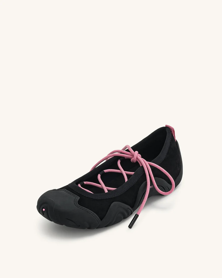 Caitlin Lace-Up Ballerina Sneakers