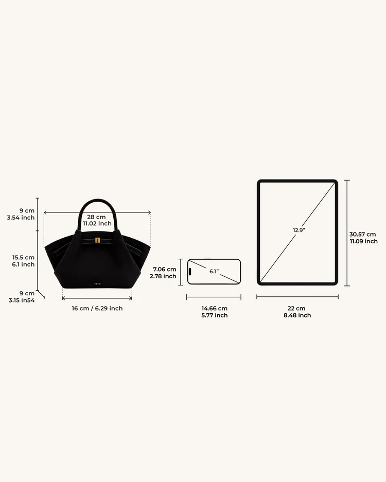 Hana Mini Faux Suede Tote Bag