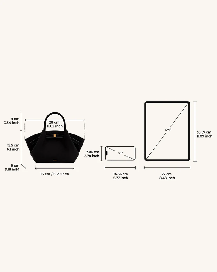 Hana Mini Faux Suede Tote Bag