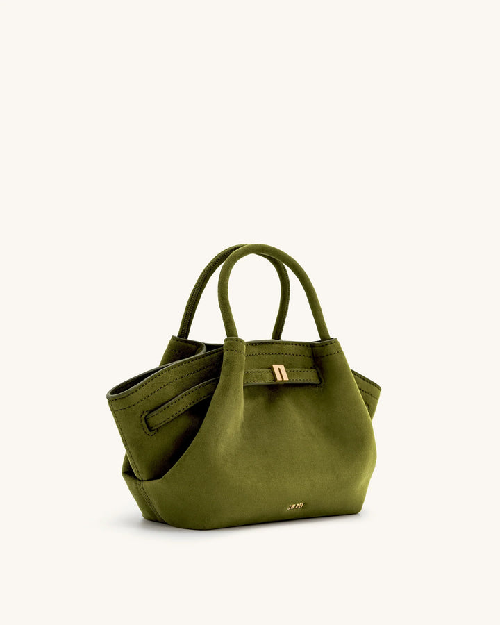 Hana Mini Faux Suede Tote Bag