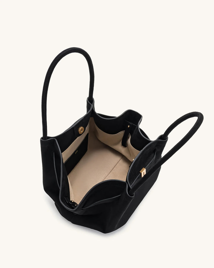 Hana Medium Faux Suede Tote