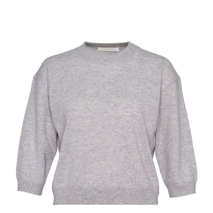 Recycled Cashmere Crew Cropped Sweater