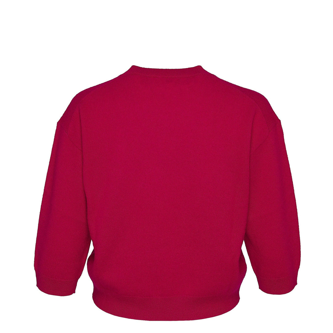 Recycled Cashmere Crew Cropped Sweater