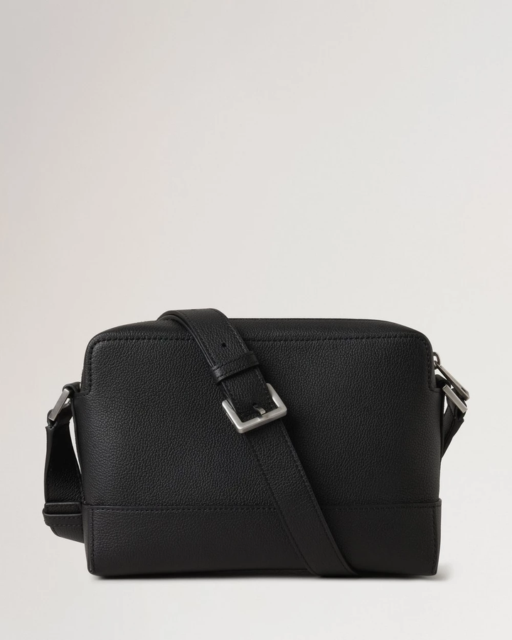 Small Farringdon Messenger Black Small Pebble Grain