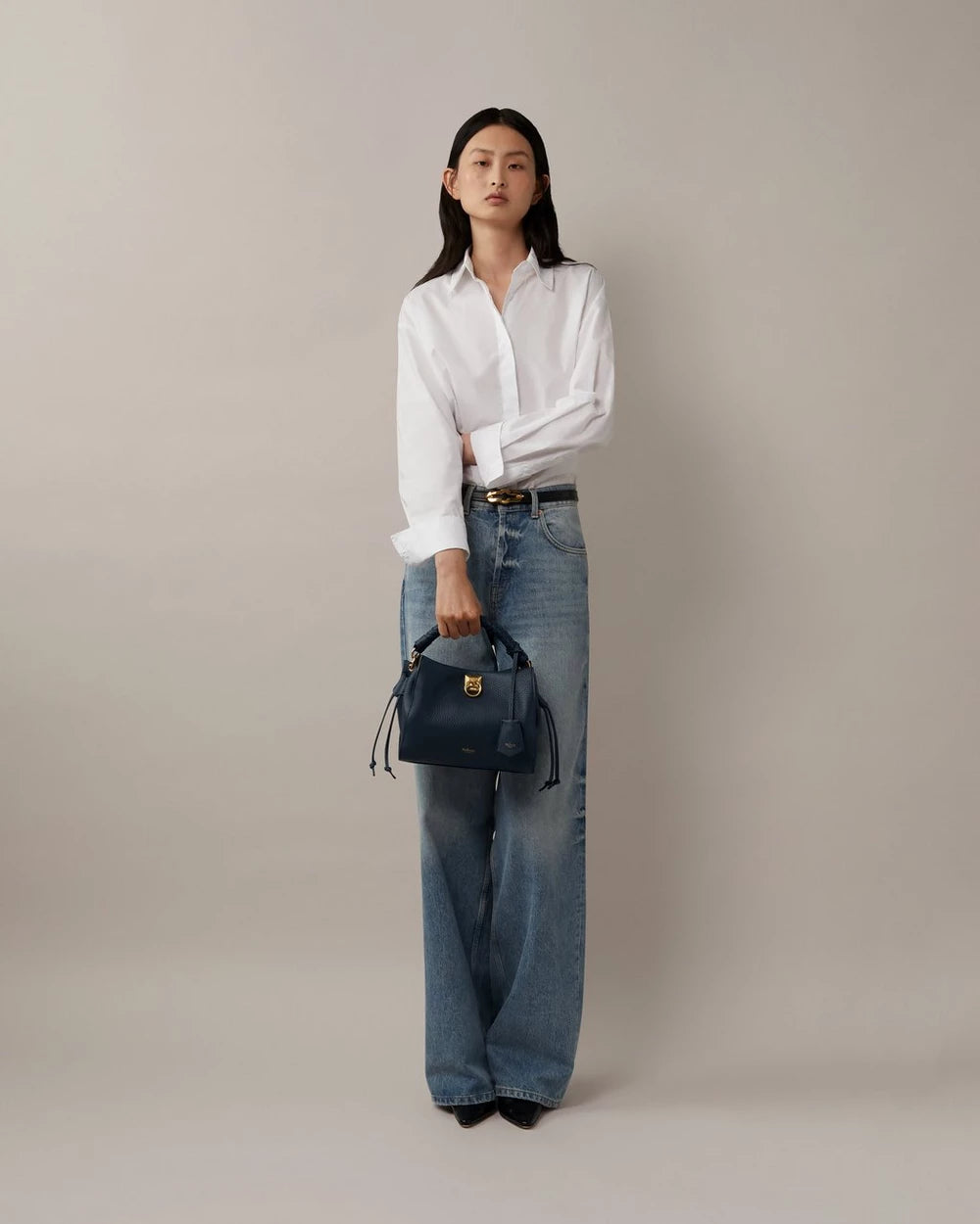 Small Iris Night Sky Heavy Grain & Silky Calf