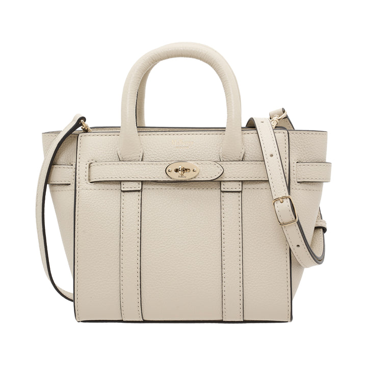 Micro Zipped Bayswater Chalk Small Classic Grain