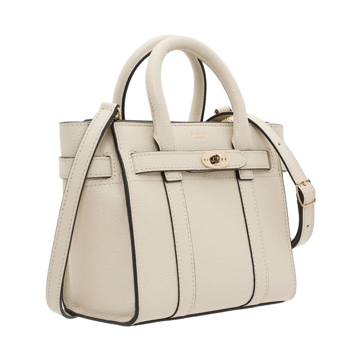 Micro Zipped Bayswater Chalk Small Classic Grain