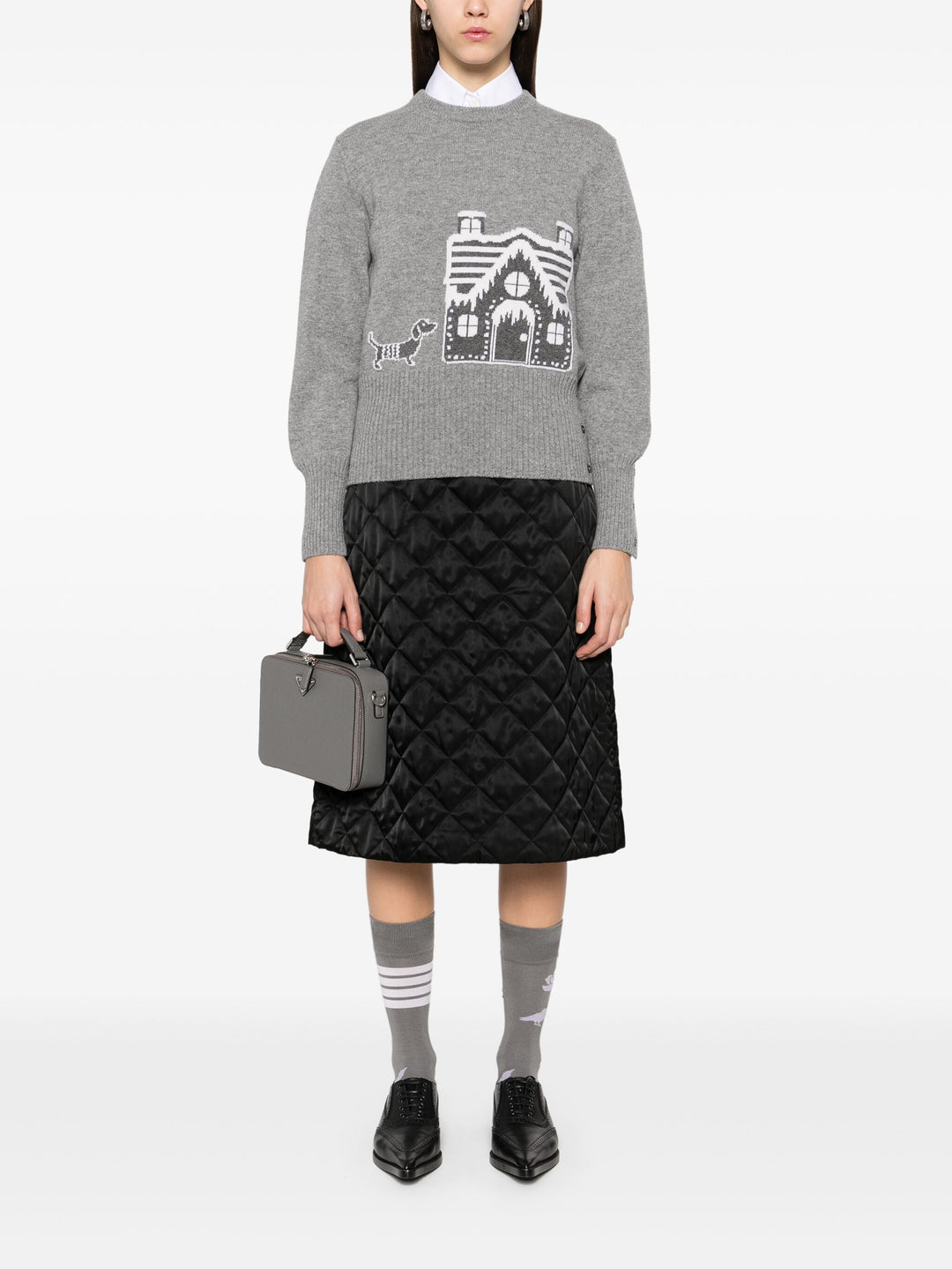 Holiday Scenery Classic Crew Neck Sweater Women