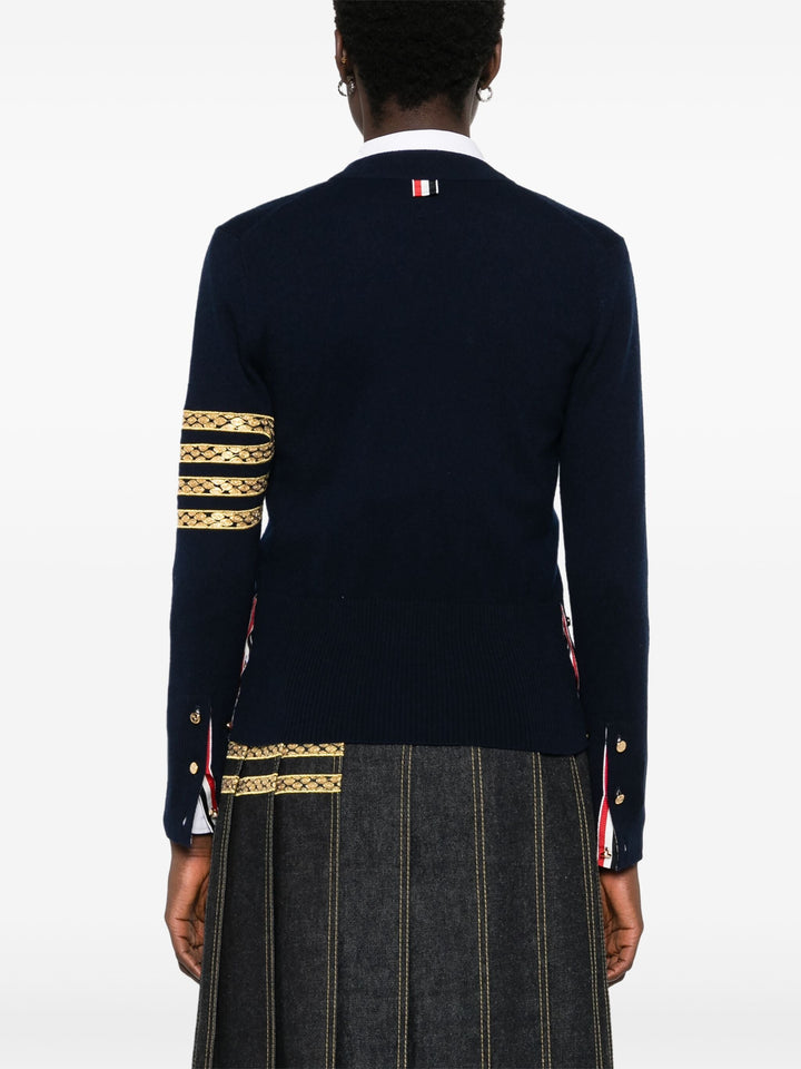 Lunar New Year Embroidered Snake Cardigan Women