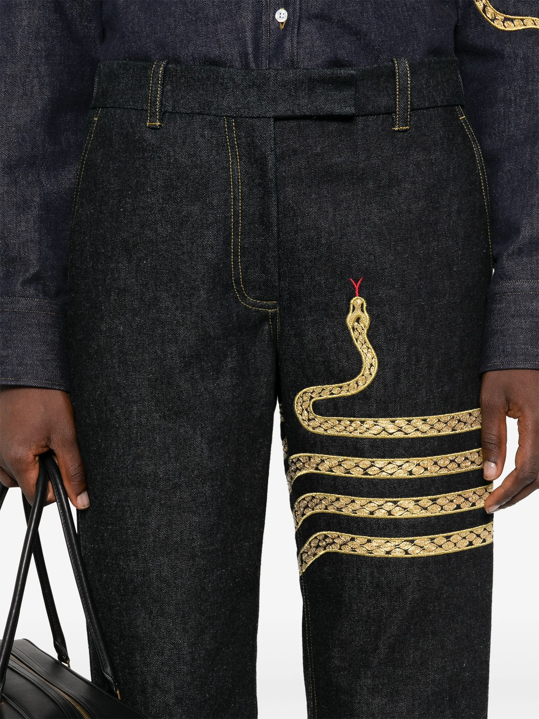 Lunar New Year Denim Trouser