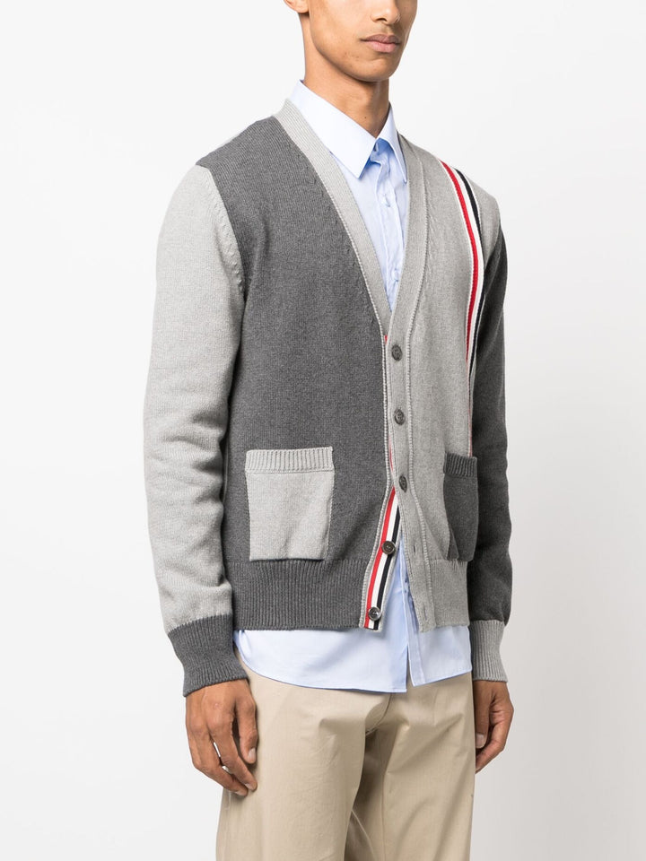 Fun Mix Jersey Stitch Relaxed Cardigan Men