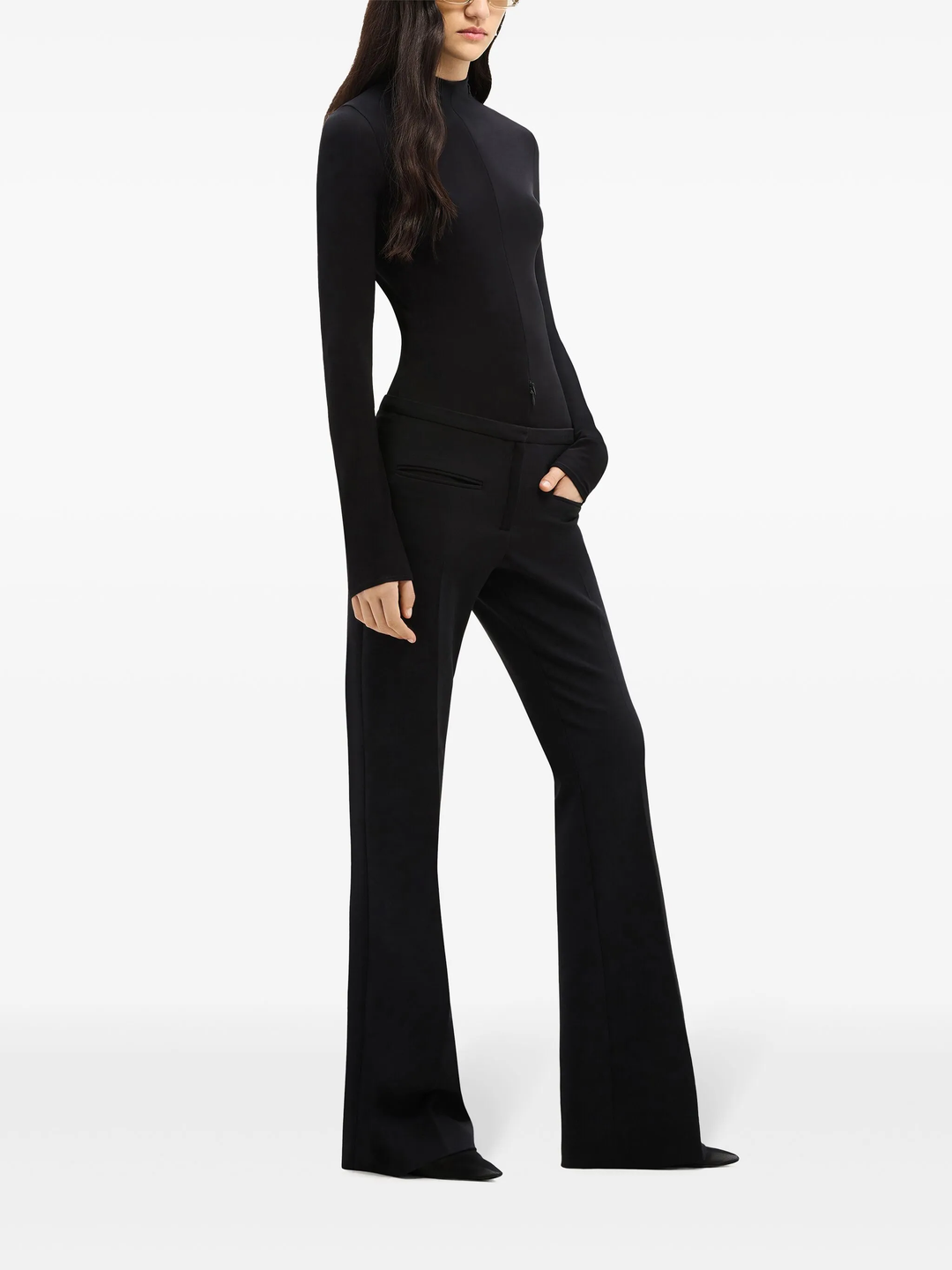 Drop Volcano Crepe Jersey Bodysuit