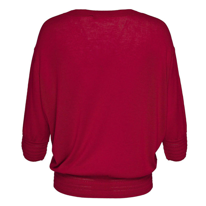 Silk Cashmere Slouchy V-Neck Sweater