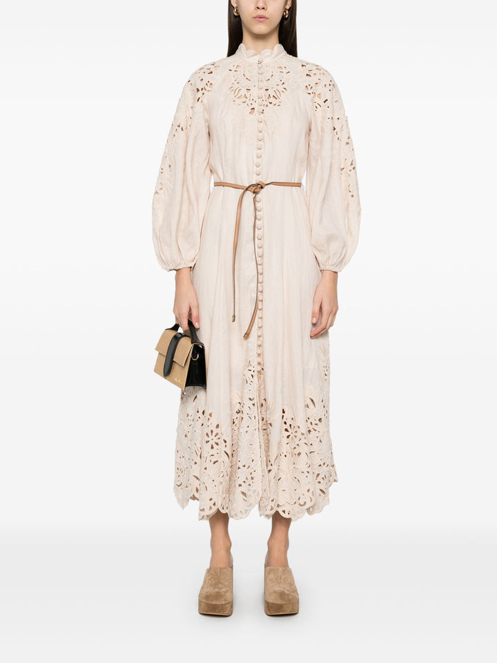Wylie Embroidered Billow Dress