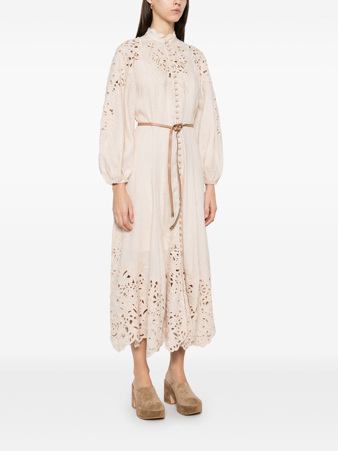 Wylie Embroidered Billow Dress