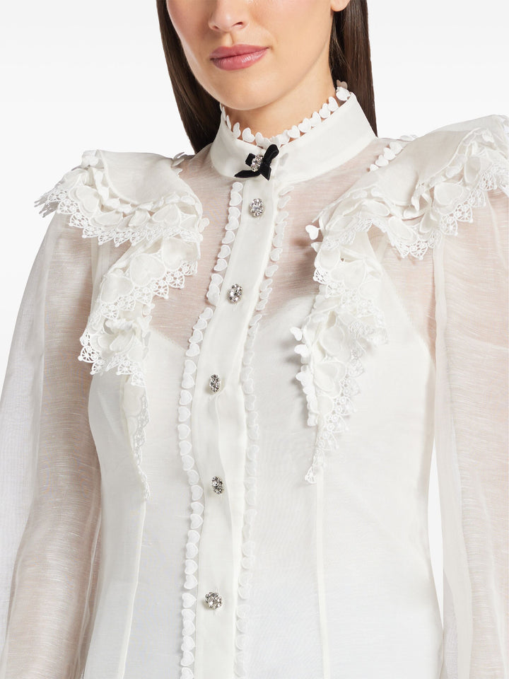 Crush Heart Embellished Blouse