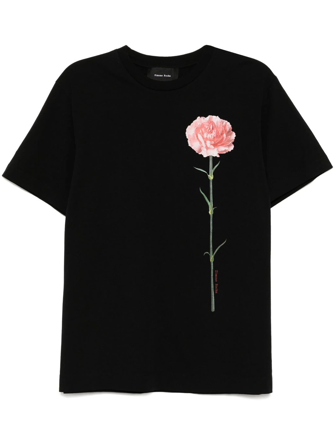 Carnation Print Short Sleeve T-Shirt