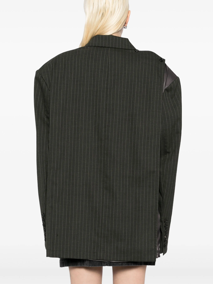 Khaki Slip Layered Jacket