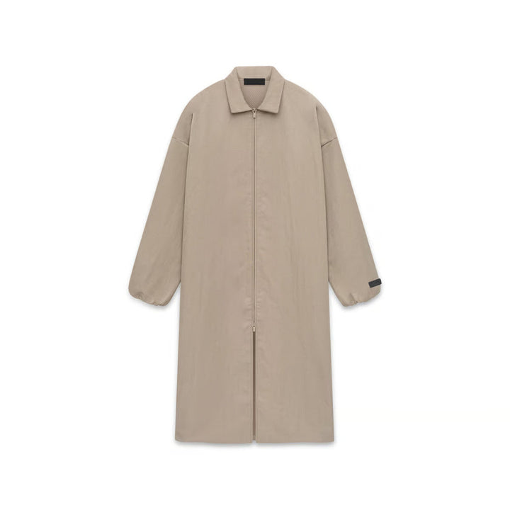 Textured Nylon Trench