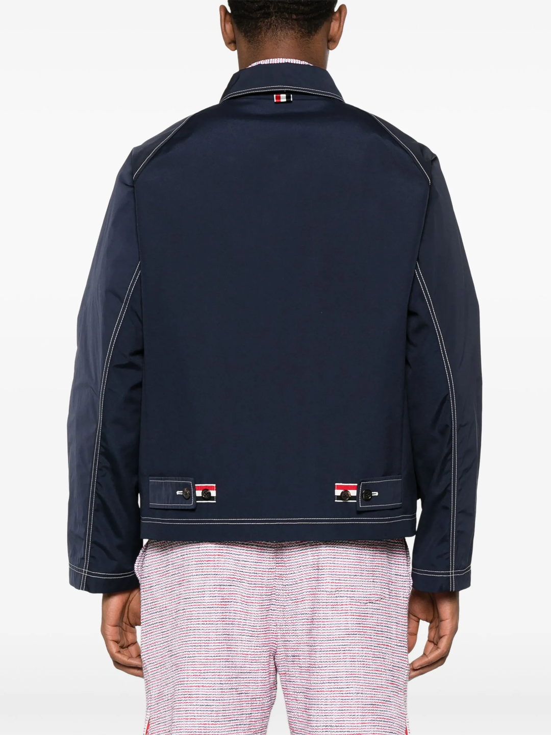 Typewriter Cloth Cropped Field Jacket Men