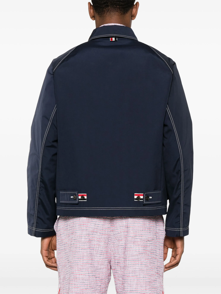 Typewriter Cloth Cropped Field Jacket Men