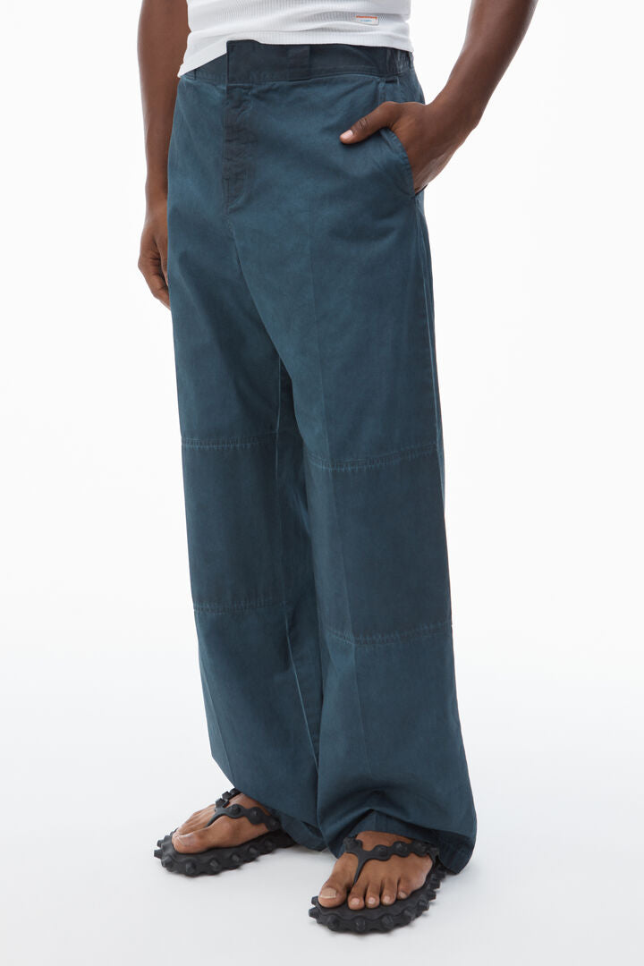 Slim-Leg Cotton Pants