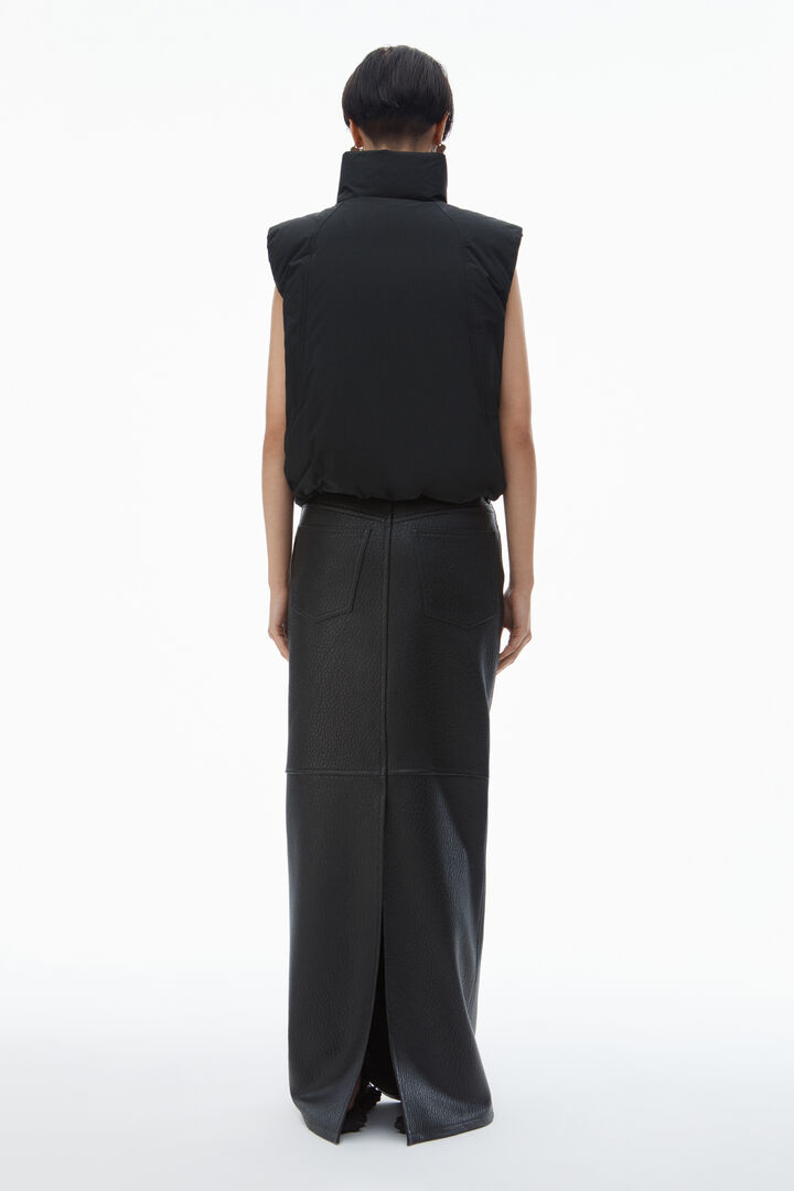 Puffer Vest With Logo Patch