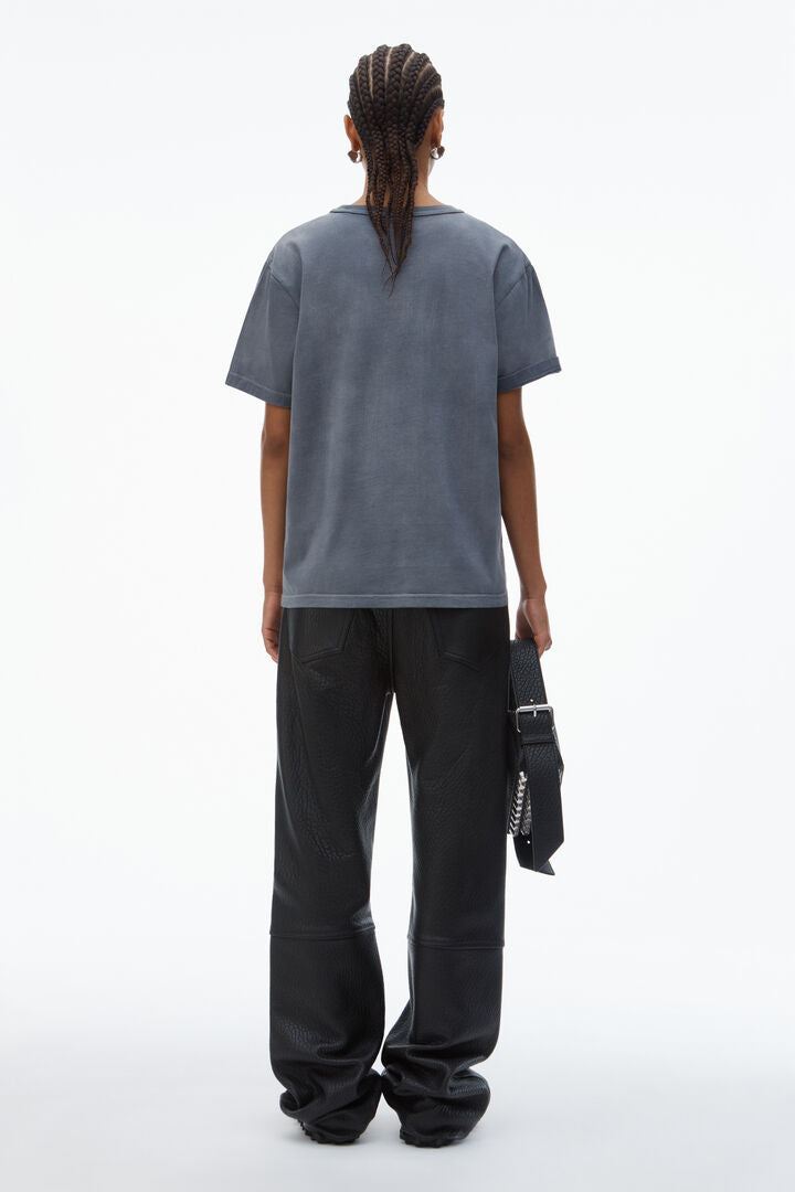 Puff Logo Tee In Cotton Jersey