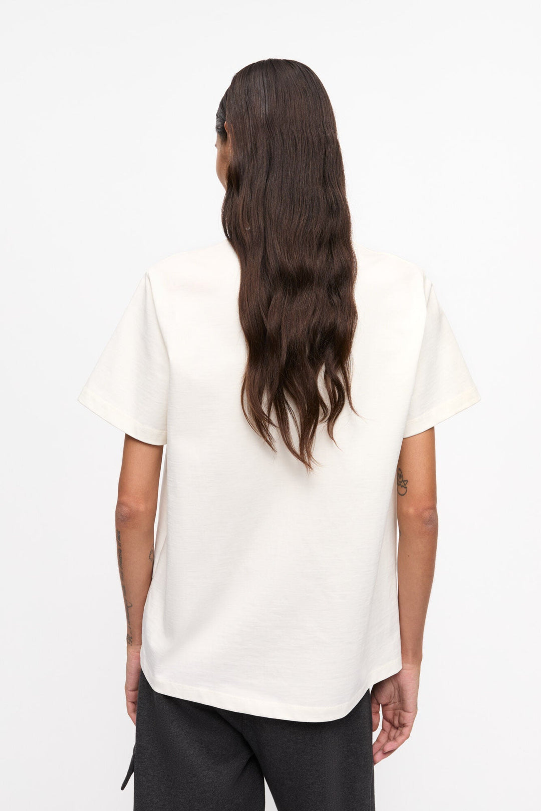 Heavy Cotton Bow Relaxed T-Shirt