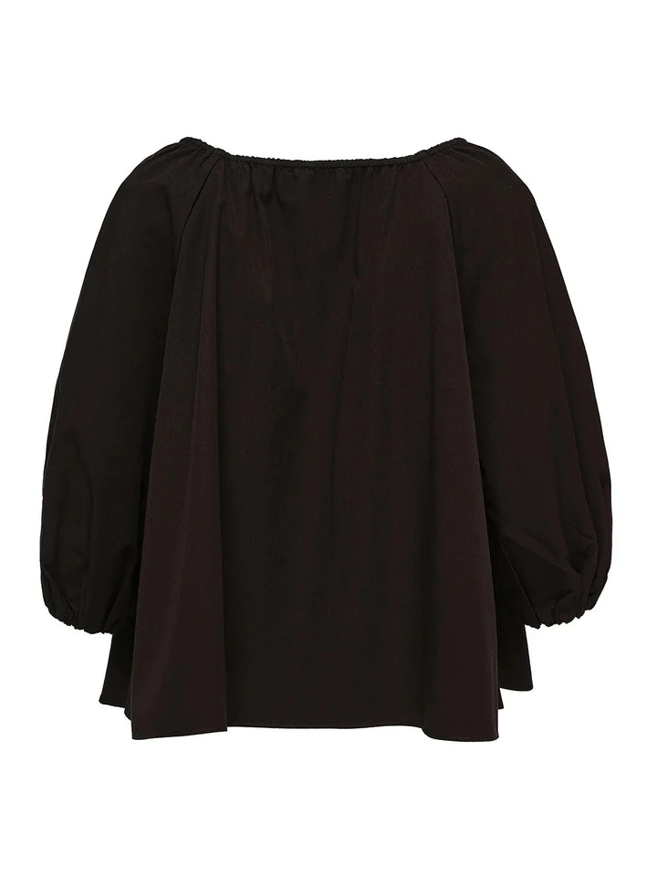 Tumbled Cotton Flare Top