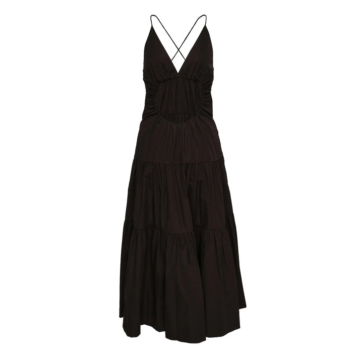 Wrinkle Free Cotton Tier Dress