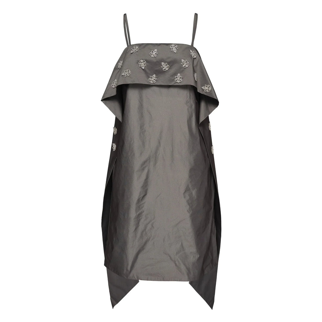 Poly Chambray Soft Taffeta Dress