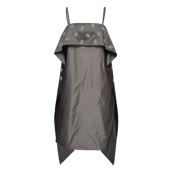 Poly Chambray Soft Taffeta Dress