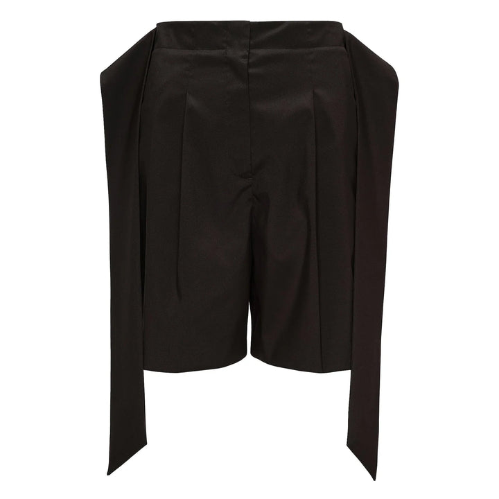 Sheen Cotton Poly Stretch Tie Shorts