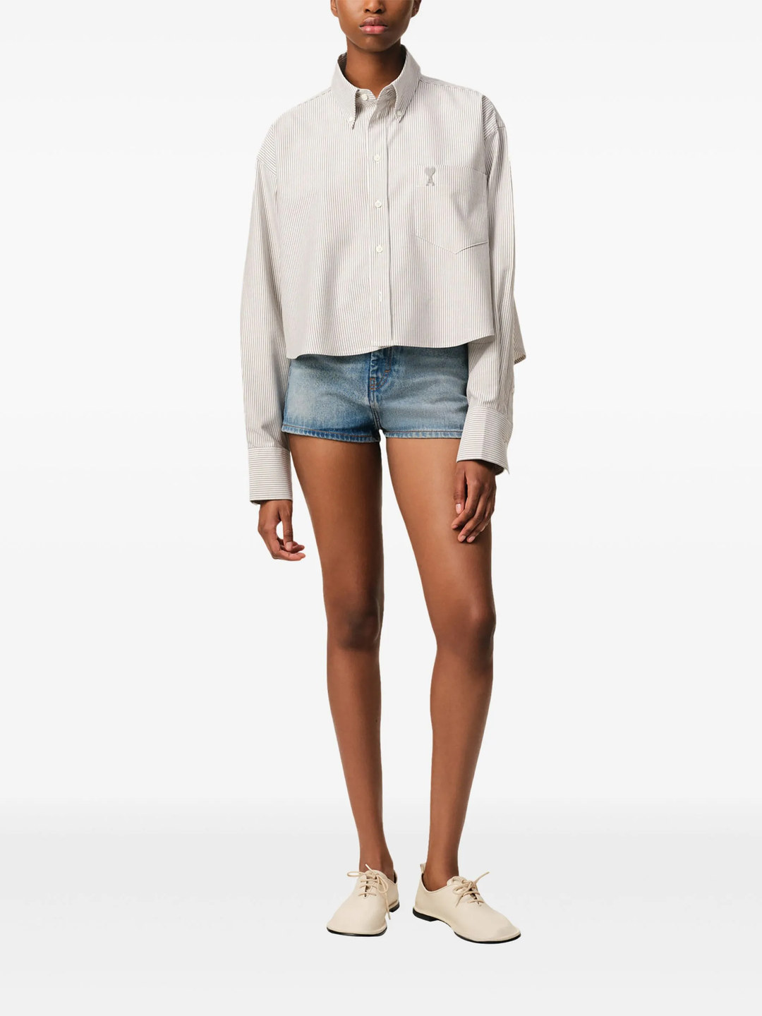 Cropped Oversized Shirt