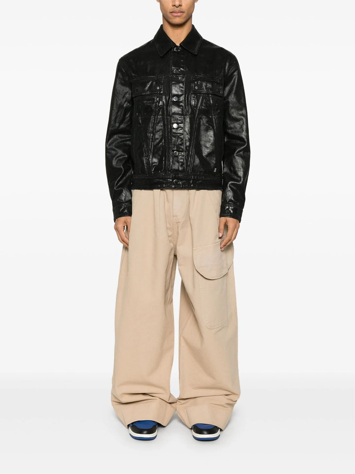 Waxed Ma Quad Printed Interior Jeans