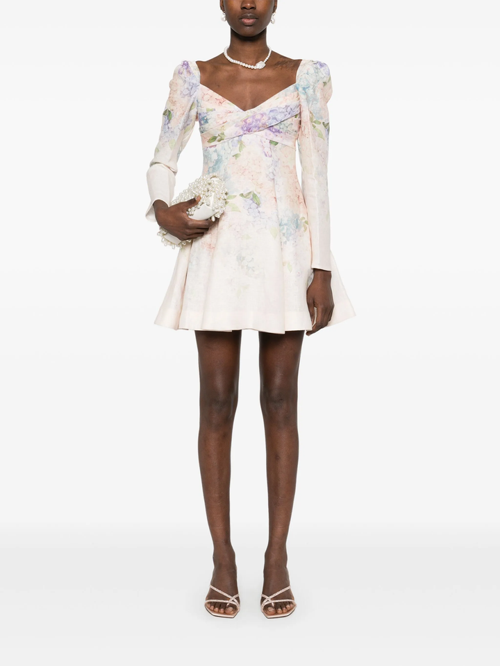 Dawning Puff Sleeve Mini Dress