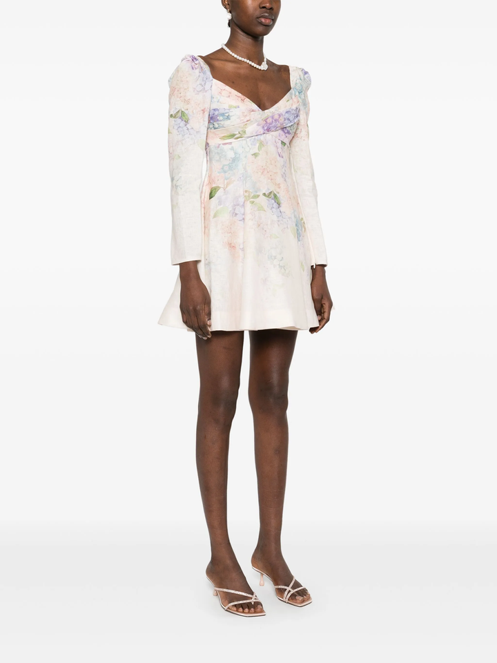 Dawning Puff Sleeve Mini Dress