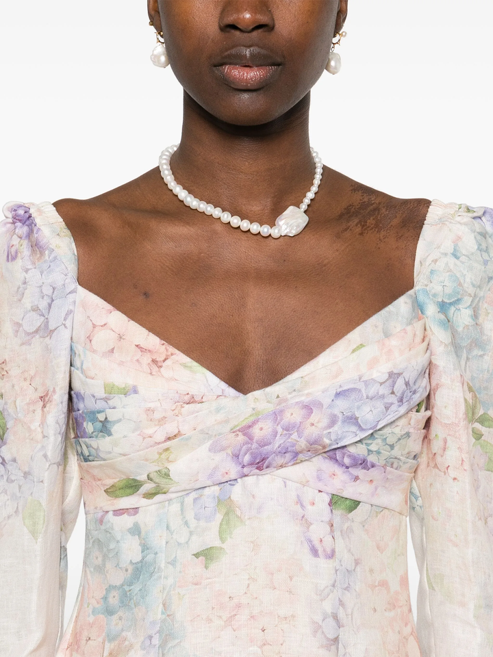 Dawning Puff Sleeve Mini Dress