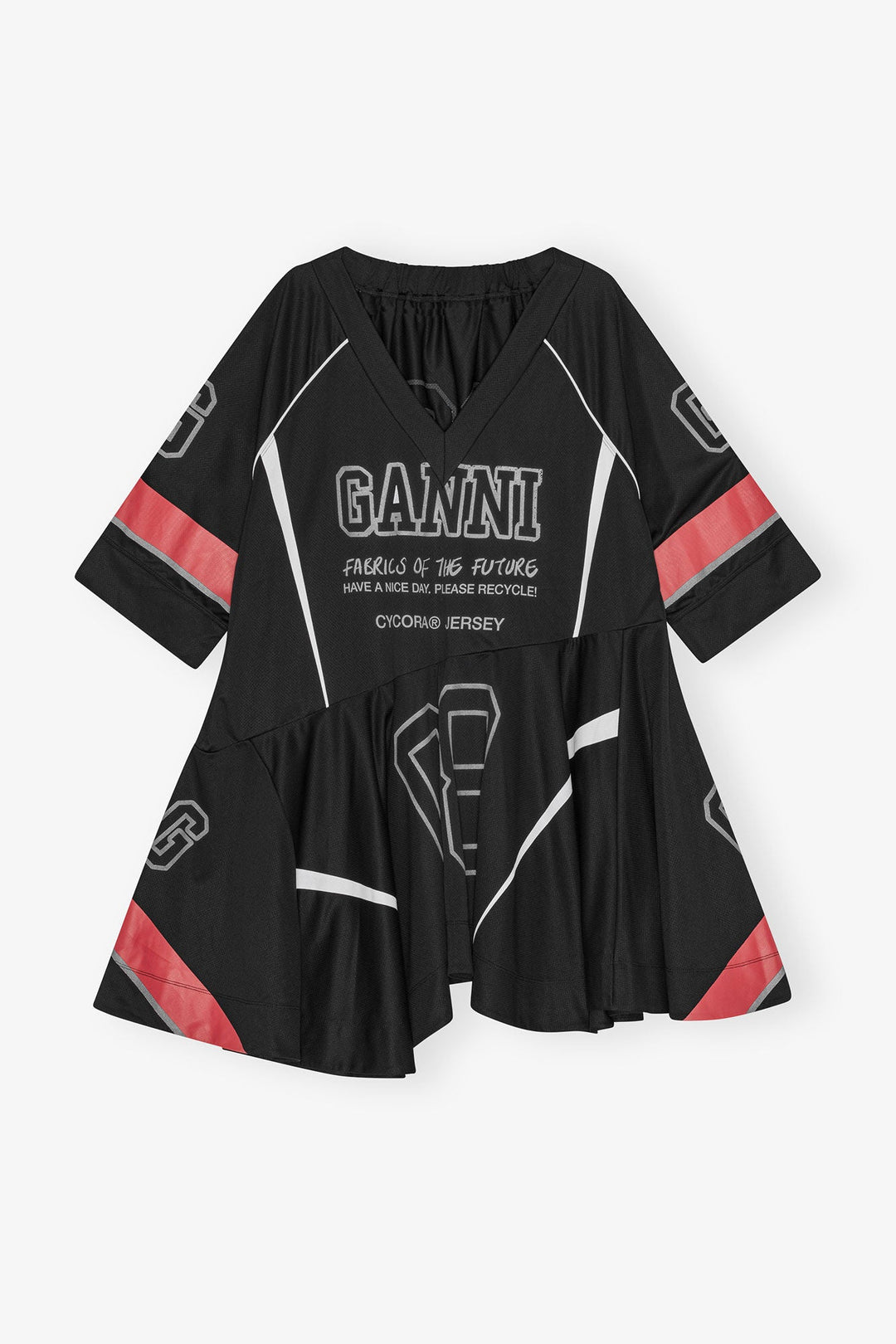 Future Mesh Oversized Mini Dress