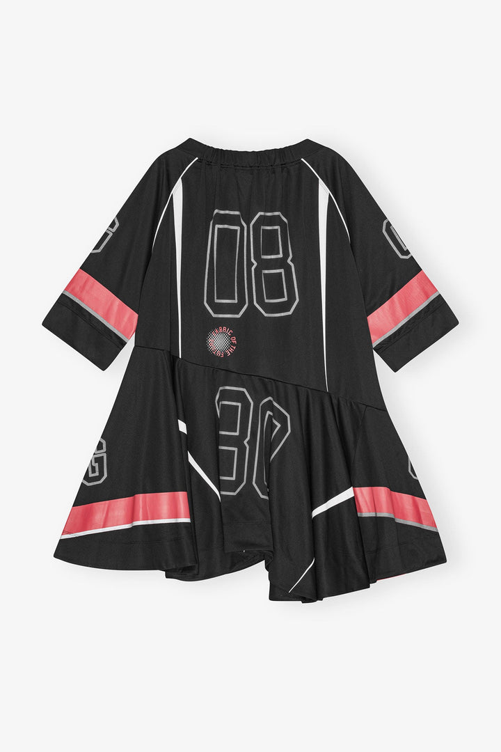 Future Mesh Oversized Mini Dress